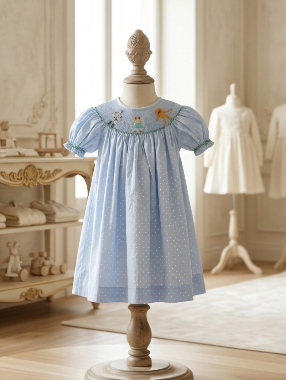 Mom & Me Wizard of Oz Smocked Bishop Dress | Sz 3T